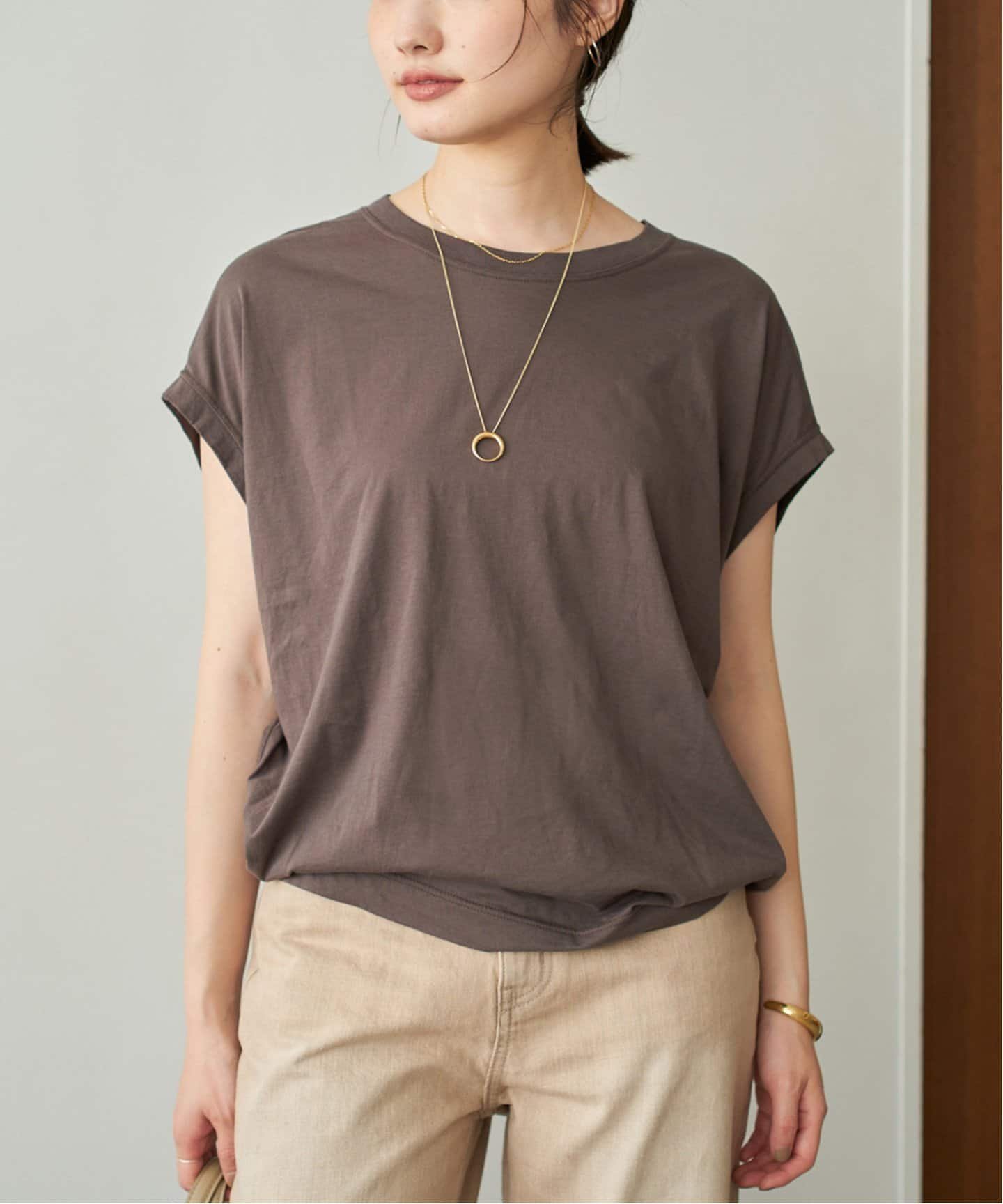 【プラージュ/Plage】の《追加》ALBINI ハイゲージTシャツ インテリア・キッズ・メンズ・レディースファッション・服の通販 founy(ファニー) 　ファッション　Fashion　レディースファッション　Fashion for Women　トップス・カットソー　Cut & Sew Tops　シャツ・ブラウス・オフィスカジュアル　Elegant Blouses & Button-Ups　ロングTシャツ・Tシャツ　Longline T-Shirts & Tees　とろみ　Fluid, Flowy Fabric　エアリー　Airy Texture　シンプル　Simple, Minimal　夏　Summer　グレー|ID: prp329100004823055 ipo3291000000035069921