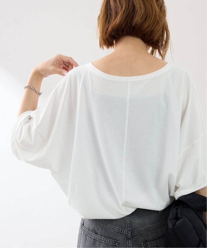 【フレームワーク/FRAMeWORK】のドライタッチ加工SS-Tee インテリア・キッズ・メンズ・レディースファッション・服の通販 founy(ファニー) https://founy.com/ ファッション Fashion レディースファッション Fashion for Women カットソー Cut and Sewn Top バランス Balance, Style Balance 今季 This Season, Current Season |ID: prp329100004823058 ipo3291000000035069936