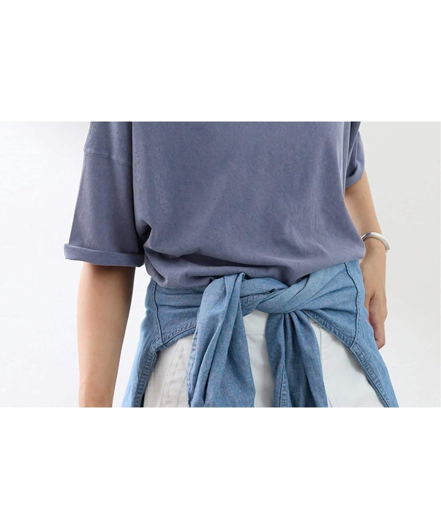 【フレームワーク/FRAMeWORK】のドライタッチ加工SS-Tee インテリア・キッズ・メンズ・レディースファッション・服の通販 founy(ファニー) ファッション Fashion レディースファッション Fashion for Women カットソー Cut and Sewn Top バランス Balance, Style Balance 今季 This Season, Current Season ブルー A|ID: prp329100004823058 ipo3291000000035069942