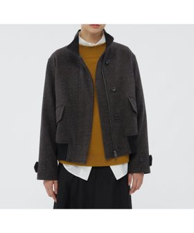 【マーガレットハウエル/MARGARET HOWELL】のLIGHT BRITISH WOOL BLOUSON 人気、トレンドファッション・服の通販 founy(ファニー) ファッション Fashion レディースファッション Fashion for Women アウター Coat / Outerwear Collection ブルゾンジャケット・スポーティアウター Blouson Jackets スポーティ Sporty, Casual Athletic ツイル Twist, Twisted Detail フラップ Flap, Flap Pocket ブルゾン Blouson, Bomber Jacket ポケット Pocket, Pocket Detail メランジ Melange, Mixed Yarn |ID:prp329100004823059