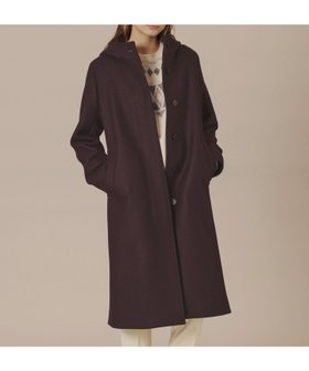 【マッキントッシュ ロンドン/MACKINTOSH LONDON】の【CHRYSTON/クリストン】ウールダブルクロスメルトンフーデットコート 人気、トレンドファッション・服の通販 founy(ファニー) ファッション Fashion レディースファッション Fashion for Women アウター Coat / Outerwear Collection コート・ロングコート・ピーコート Long Coats, Peacoats & More おすすめ Recommended / Our Picks イタリア Italy ショート Short, Short Length ロング Long, Long-Length エレガント 上品 Elegant 冬 Winter / This Winter 秋 Autumn |ID:prp329100004823060