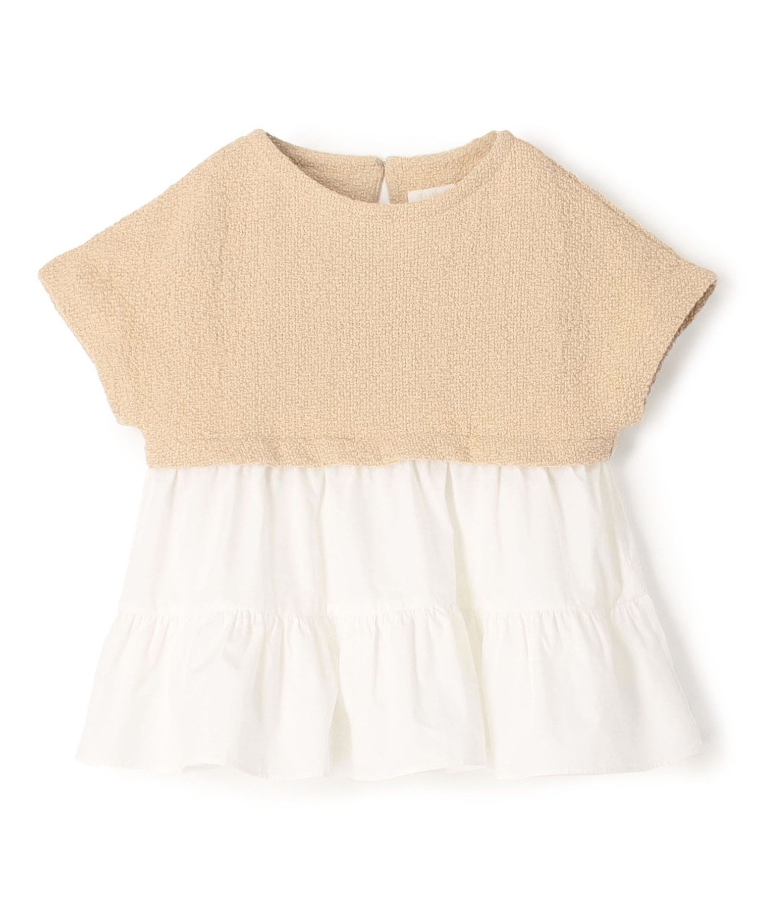 【トゥモローランド/TOMORROWLAND】のバルキーヤーンジャージーコンビ ティアードプルオーバー インテリア・キッズ・メンズ・レディースファッション・服の通販 founy(ファニー) 　ファッション　Fashion　レディースファッション　Fashion for Women　トップス・カットソー　Cut & Sew Tops　カジュアルプルオーバー・ニットトップス　Pullovers & Knit Tops / Casual Pullovers　コンビ　Combo, Combination Style　ショート　Short, Short Length　リラックス　Relax, Relaxed Fit　42 ライトベージュ系|ID: prp329100004823065 ipo3291000000035070035