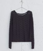 【ドゥ アルシーヴ/Doux archives】のストレッチレーストップス 人気、トレンドファッション・服の通販 founy(ファニー) ファッション Fashion レディースファッション Fashion for Women トップス・カットソー Cut & Sew Tops インナー Innerwear コンパクト Compact, Small Size スウェット / スエット Sweatshirt, Sweatwear ストレッチ Stretch, Stretchy Fabric トレンド Trend, Trending Now レース Lace, Lace Fabric thumbnail BLACK|ID: prp329100004823073 ipo3291000000035070207