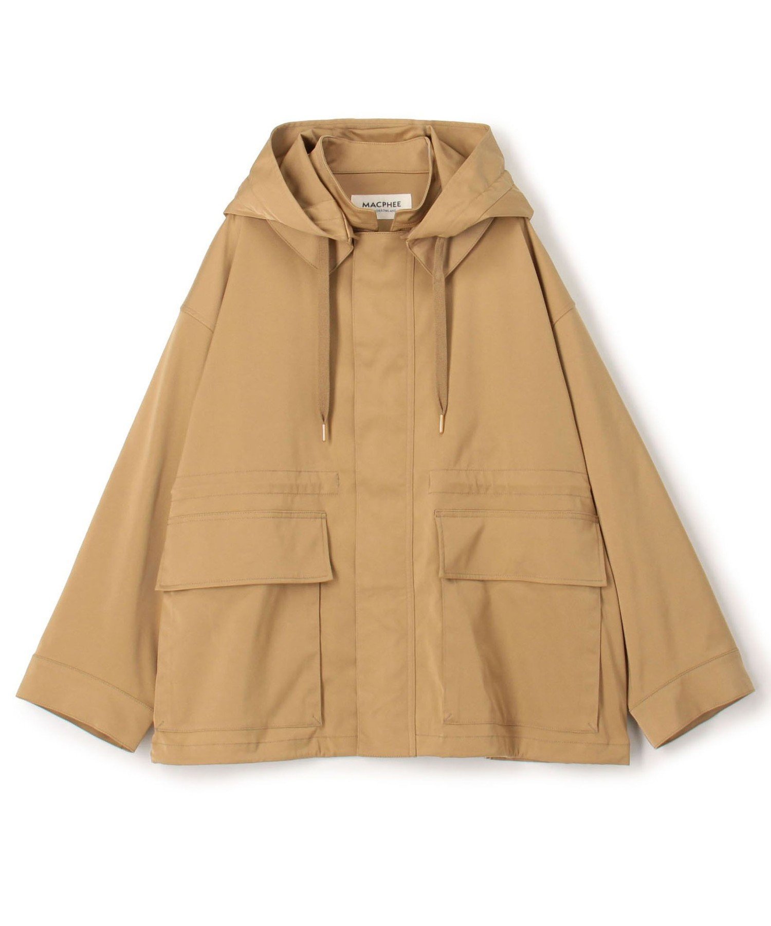 【トゥモローランド/TOMORROWLAND】のダブルサテン フーディーブルゾン 人気、トレンドファッション・服の通販 founy(ファニー) 　ファッション　Fashion　レディースファッション　Fashion for Women　アウター　Coat / Outerwear Collection　ブルゾンジャケット・スポーティアウター　Blouson Jackets　サテン　Satin, Glossy Fabric　ジャケット　Jacket, Outerwear　ストレッチ　Stretch, Stretchy Fabric　ダブル　Double, Double-Breasted　ブルゾン　Blouson, Bomber Jacket　エレガント 上品　Elegant　 other-1|ID: prp329100004823083 ipo3291000000035070497