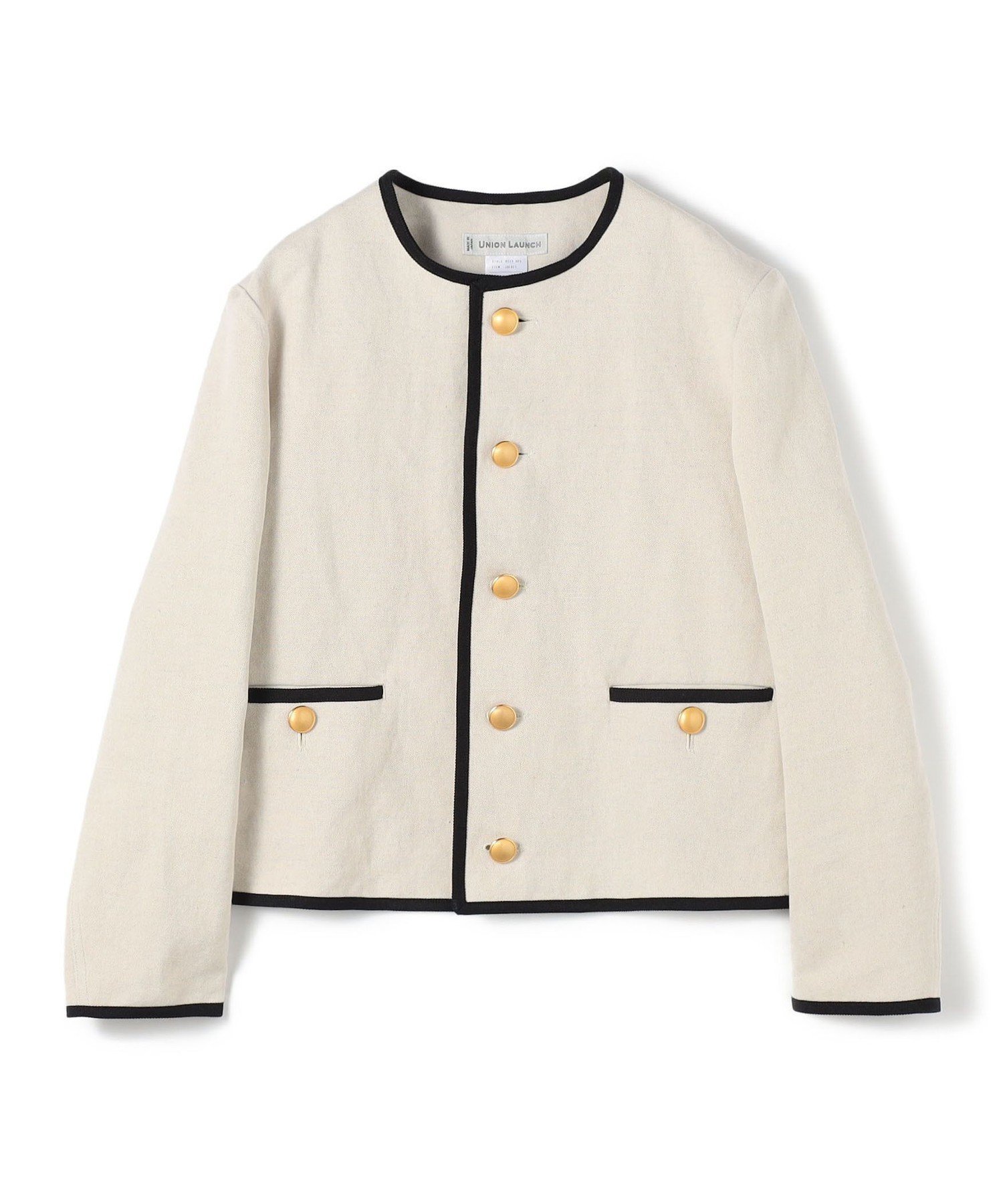 【トゥモローランド/TOMORROWLAND】の【別注】UNION LAUNCH NO COLLAR ジャケット 人気、トレンドファッション・服の通販 founy(ファニー) 　ファッション　Fashion　レディースファッション　Fashion for Women　アウター　Coat / Outerwear Collection　レディースジャケット・軽アウター　Jackets　カッティング　Cutting Detail　キャンバス　Canvas, Canvas Fabric　ジャケット　Jacket, Outerwear　スペシャル　Special, Limited Edition　フォーマル　Formal, Dressy　別注　Limited Edition, Custom Order　A/W・秋冬　Autumn/Winter　 other-1|ID: prp329100004823093 ipo3291000000035070627