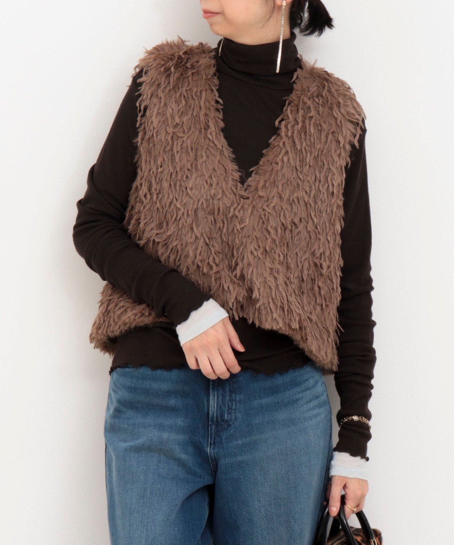 【ノーリーズ/NOLLEY'S】のフリンジファーベスト 人気、トレンドファッション・服の通販 founy(ファニー) 　ファッション　Fashion　レディースファッション　Fashion for Women　アウター　Coat / Outerwear Collection　トップス・カットソー　Cut & Sew Tops　ベスト&ジレ / 重ね着スタイル　Vests & Gilets　インナー　Innerwear　チェック　Check, Plaid, Tartan　フリンジ　Fringe, Tassel　おすすめ　Recommended / Our Picks　2025年　2025　2025-2026秋冬・A/W　Autumn/Winter 2025–26 AW25–26　 other-1|ID: prp329100004823097 ipo3291000000035070694