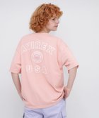 【アヴィレックス/AVIREX】のL-VARSITY LOGO T-SHIRT/バーシティーロゴティーシャツ 人気、トレンドファッション・服の通販 founy(ファニー) ファッション Fashion レディースファッション Fashion for Women トップス・カットソー Cut & Sew Tops シャツ・ブラウス・オフィスカジュアル Elegant Blouses & Button-Ups ロングTシャツ・Tシャツ Longline T-Shirts & Tees ミリタリー Military, Army Style thumbnail ピンク|ID: prp329100004823099 ipo3291000000035070745