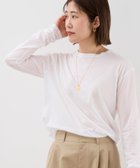 【マイカ ディール/MICA & DEAL】のシアーロングT-shirt 人気、トレンドファッション・服の通販 founy(ファニー) ファッション Fashion レディースファッション Fashion for Women トップス・カットソー Cut & Sew Tops シャツ・ブラウス・オフィスカジュアル Elegant Blouses & Button-Ups ロングTシャツ・Tシャツ Longline T-Shirts & Tees インナー Innerwear カーディガン Cardigan, Knitwear シアー Sheer, See-Through シンプル Simple, Minimal スウェット / スエット Sweatshirt, Sweatwear おすすめ Recommended / Our Picks thumbnail OFF WHITE|ID: prp329100004823102 ipo3291000000035070781
