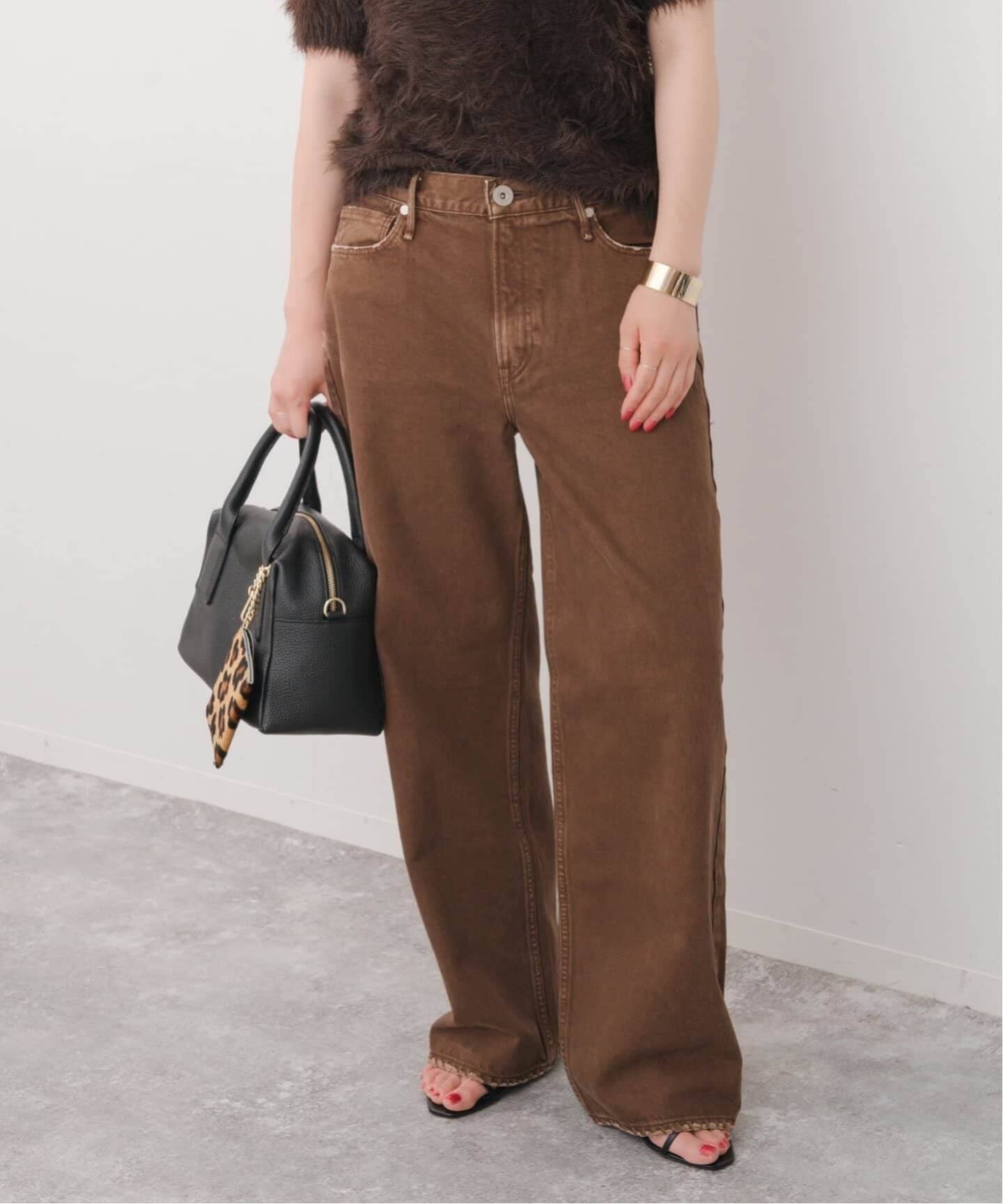 【スピック&スパン/Spick & Span】のupper hights/アッパーハイツ THE NIECE MIDRISE インテリア・キッズ・メンズ・レディースファッション・服の通販 founy(ファニー) 　ファッション　Fashion　レディースファッション　Fashion for Women　シンプル　Simple, Minimal　トレンド　Trend, Trending Now　フェミニン　Feminine, Girly　ベーシック　Basic, Essential　ヴィンテージ　Vintage Style　人気　Popular, Best Seller　ブラウン|ID: prp329100004823121 ipo3291000000035071010