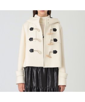 【ブルーレーベル クレストブリッジ/BLUE LABEL CRESTBRIDGE】のツイルメルトンショートダッフルコート 人気、トレンドファッション・服の通販 founy(ファニー) ファッション Fashion レディースファッション Fashion for Women アウター Coat / Outerwear Collection コート・ロングコート・ピーコート Long Coats, Peacoats & More ダッフルコート Duffle Coats コンパクト Compact, Small Size ショート Short, Short Length ダッフルコート Duffle Coat, Toggle Coat トレンド Trend, Trending Now エレガント 上品 Elegant |ID:prp329100004823124