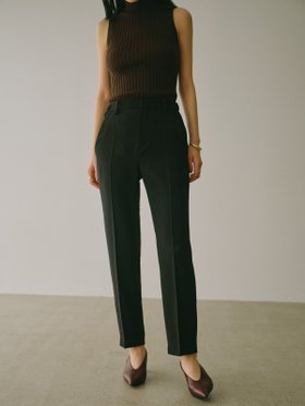 【アニュアンス/anuans】のハードツイルテーパードパンツ 人気、トレンドファッション・服の通販 founy(ファニー) ファッション Fashion レディースファッション Fashion for Women パンツ Pants & Trousers パイピング Piping, Trim Design フロント Front, Front Design |ID:prp329100004823148