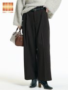 【コカ/COCA】の【DAILY WARM】裏起毛ワイドスラックス 人気、トレンドファッション・服の通販 founy(ファニー) ファッション Fashion レディースファッション Fashion for Women カットソー Cut and Sewn Top シンプル Simple, Minimal スウェット / スエット Sweatshirt, Sweatwear スラックス Slacks, Dress Pants センター Center, Center Line ダウン Down, Puffer ポケット Pocket, Pocket Detail 無地 Plain, Solid Color ワイド Wide, Wide Fit 冬 Winter / This Winter おすすめ Recommended / Our Picks エレガント 上品 Elegant ビジネス 仕事 通勤 Business / Work / Commuting 2025年 2025 2025-2026秋冬・A/W Autumn/Winter 2025–26 AW25–26 thumbnail Black|ID: prp329100004823153 ipo3291000000035071513