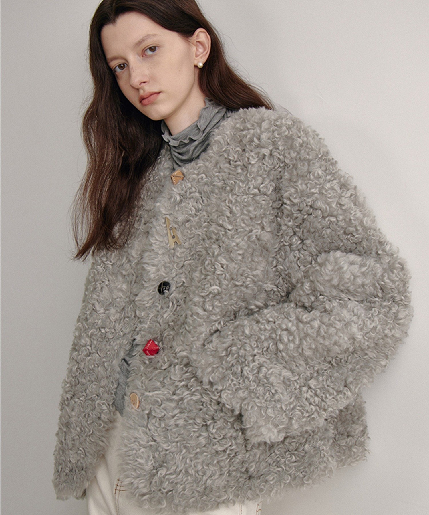 【チュクラ/chuclla】のノーカラー ボアショートコート FD24W367 Fano Studios 人気、トレンドファッション・服の通販 founy(ファニー) 　ファッション　Fashion　レディースファッション　Fashion for Women　アウター　Coat / Outerwear Collection　コート・ロングコート・ピーコート　Long Coats, Peacoats & More　インナー　Innerwear　カラフル　Colorful Design　トレンド　Trend, Trending Now　モコモコ　Fuzzy, Fluffy　エレガント 上品　Elegant　 other-1|ID: prp329100004823155 ipo3291000000035071539