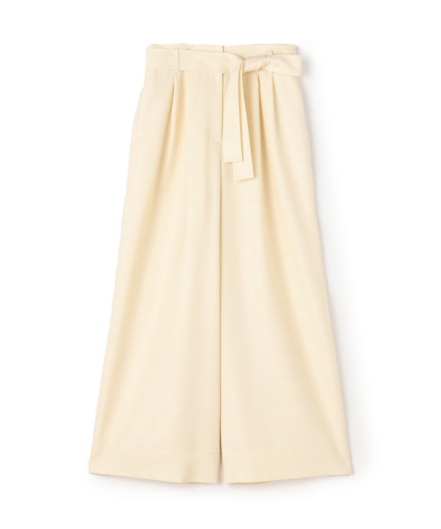 【トゥモローランド/TOMORROWLAND】のライトカルゼ ベルテッドパンツ インテリア・キッズ・メンズ・レディースファッション・服の通販 founy(ファニー) 　ファッション　Fashion　レディースファッション　Fashion for Women　パンツ　Pants & Trousers　おすすめ　Recommended / Our Picks　コンパクト　Compact, Small Size　バランス　Balance, Style Balance　ベーシック　Basic, Essential　ワイド　Wide, Wide Fit　ビジネス 仕事 通勤　Business / Work / Commuting　41 ライトベージュ|ID: prp329100004823159 ipo3291000000035071578