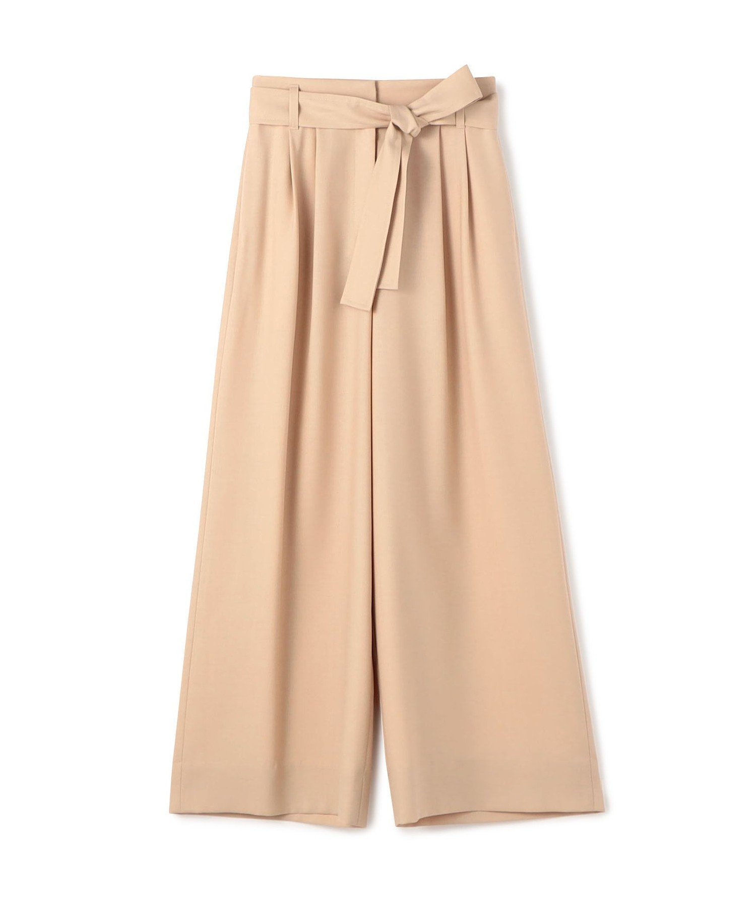 【トゥモローランド/TOMORROWLAND】のライトカルゼ ベルテッドパンツ インテリア・キッズ・メンズ・レディースファッション・服の通販 founy(ファニー) 　ファッション　Fashion　レディースファッション　Fashion for Women　パンツ　Pants & Trousers　おすすめ　Recommended / Our Picks　コンパクト　Compact, Small Size　バランス　Balance, Style Balance　ベーシック　Basic, Essential　ワイド　Wide, Wide Fit　ビジネス 仕事 通勤　Business / Work / Commuting　43 ベージュ|ID: prp329100004823159 ipo3291000000035071580