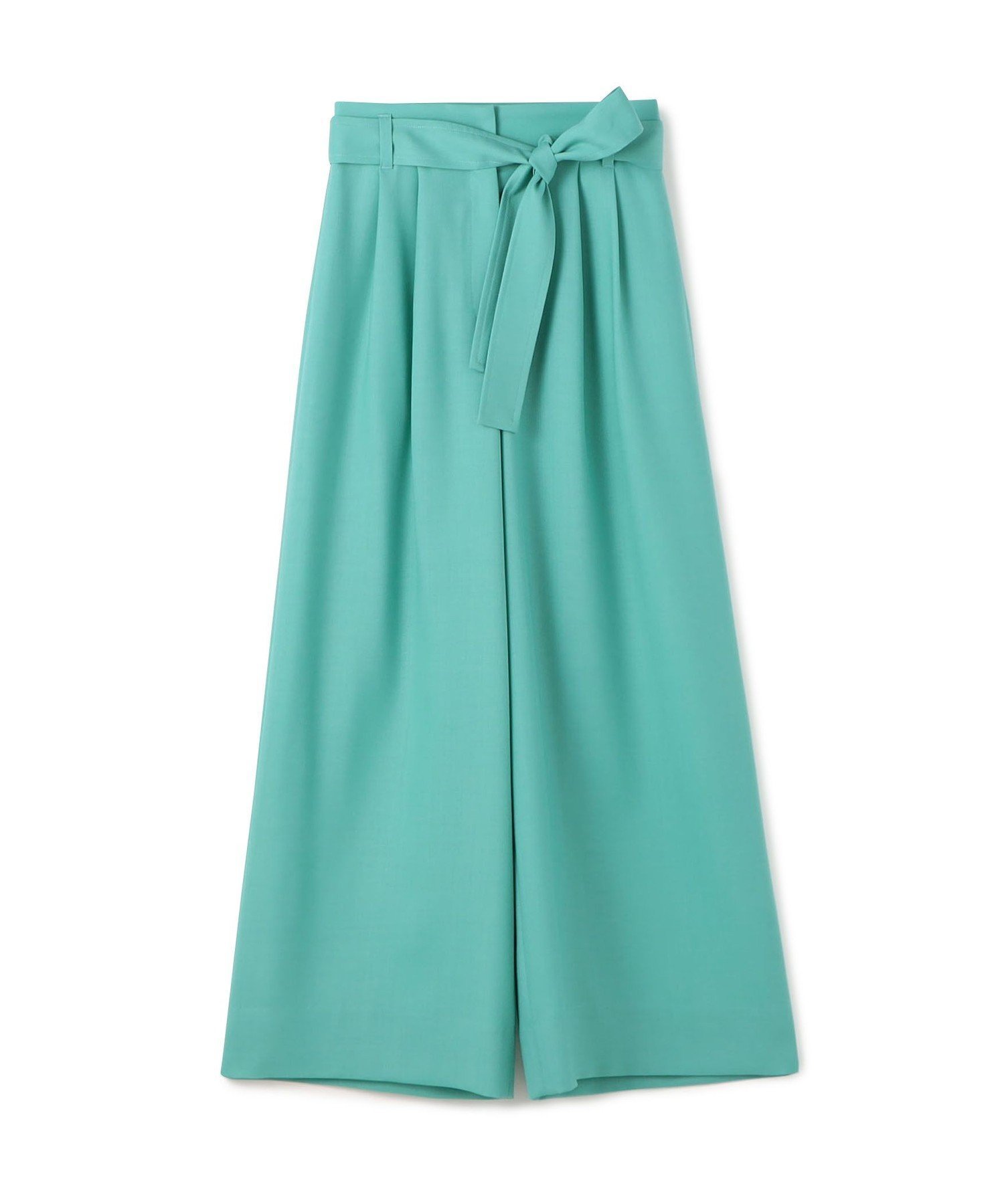 【トゥモローランド/TOMORROWLAND】のライトカルゼ ベルテッドパンツ インテリア・キッズ・メンズ・レディースファッション・服の通販 founy(ファニー) 　ファッション　Fashion　レディースファッション　Fashion for Women　パンツ　Pants & Trousers　おすすめ　Recommended / Our Picks　コンパクト　Compact, Small Size　バランス　Balance, Style Balance　ベーシック　Basic, Essential　ワイド　Wide, Wide Fit　ビジネス 仕事 通勤　Business / Work / Commuting　53 グリーン|ID: prp329100004823159 ipo3291000000035071582