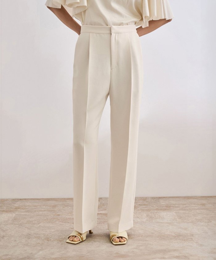 【ロペ/ROPE'】の【WEB・一部店舗限定】バックサテンセミフレアパンツ/洗える インテリア・キッズ・メンズ・レディースファッション・服の通販 founy(ファニー) https://founy.com/ ファッション Fashion レディースファッション Fashion for Women パンツ Pants & Trousers バッグ Bags 洗える Machine Washable サテン Satin, Glossy Fabric セットアップ Set-Up, Coordinated Outfit センター Center, Center Line フレア Flare, Flared プリーツ Pleats, Pleated ポケット Pocket, Pocket Detail おすすめ Recommended / Our Picks |ID: prp329100004823161 ipo3291000000035071587