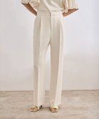 【ロペ/ROPE'】の【WEB・一部店舗限定】バックサテンセミフレアパンツ/洗える ホワイト(10)|ID: prp329100004823161 ipo3291000000035071589