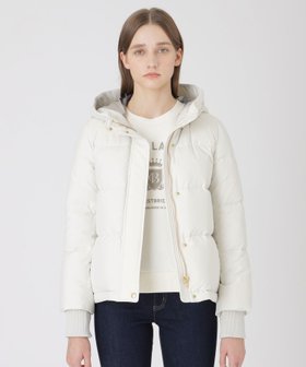 【ブルーレーベル クレストブリッジ/BLUE LABEL CRESTBRIDGE】のハイマルチピーチタフタショートダウンコート 人気、トレンドファッション・服の通販 founy(ファニー) ファッション Fashion レディースファッション Fashion for Women アウター Coat / Outerwear Collection コート・ロングコート・ピーコート Long Coats, Peacoats & More ダウンジャケット・軽量ダウン Warm & Lightweight Down Jackets ジャケット Jacket, Outerwear ダウン Down, Puffer バランス Balance, Style Balance ボックス Boxy, Box Shape |ID:prp329100004823163