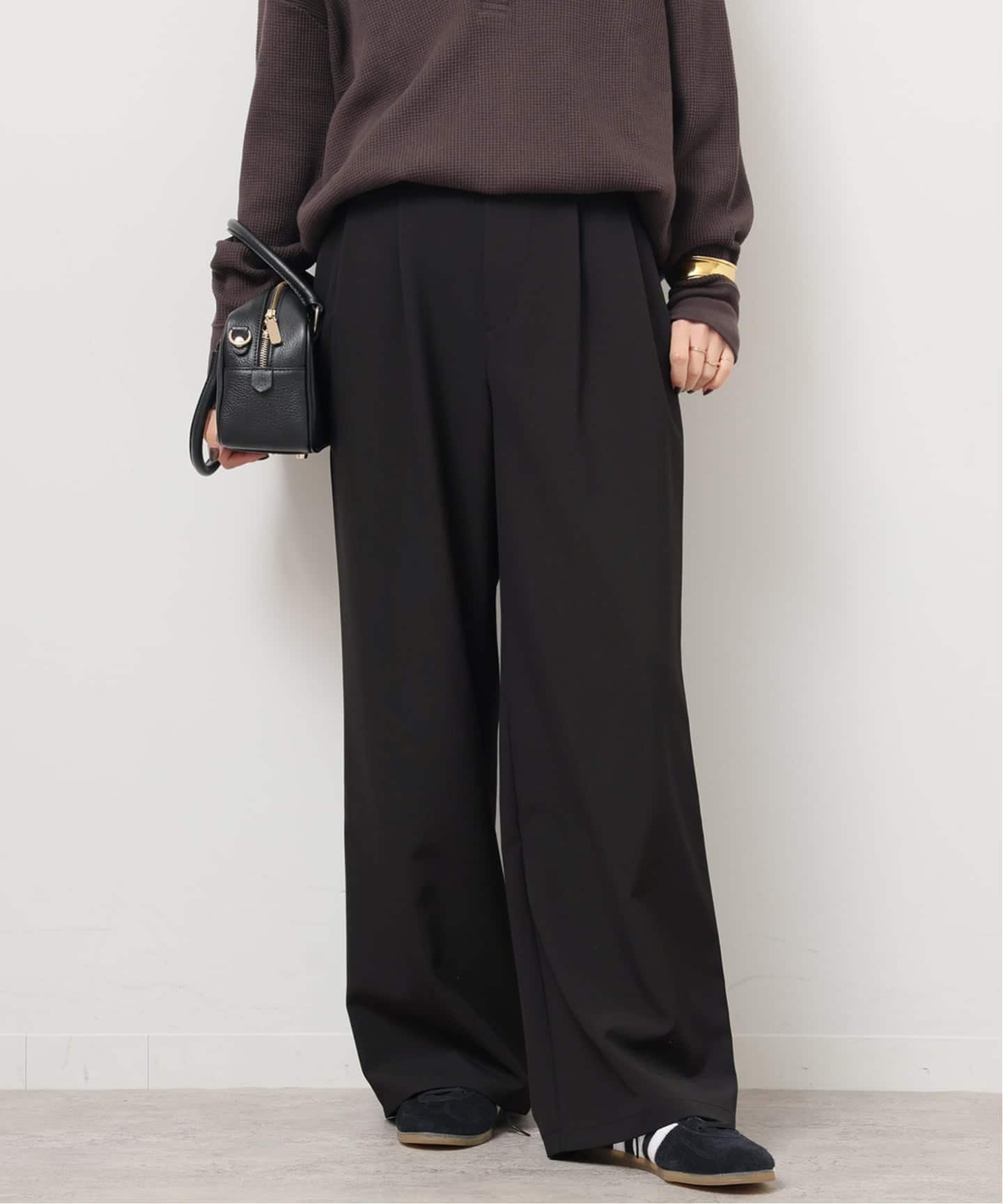 【ジャーナルスタンダード レリューム/JOURNAL STANDARD relume】のエターンドルクロス2タックワイドパンツ 人気、トレンドファッション・服の通販 founy(ファニー) 　ファッション　Fashion　レディースファッション　Fashion for Women　パンツ　Pants & Trousers　2025年　2025　2025-2026秋冬・A/W　Autumn/Winter 2025–26 AW25–26　ストレッチ　Stretch, Stretchy Fabric　ボトム　Bottoms, Lower Wear　エレガント 上品　Elegant　 other-1|ID: prp329100004823166 ipo3291000000035071620