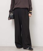 【ジャーナルスタンダード レリューム/JOURNAL STANDARD relume】のエターンドルクロス2タックワイドパンツ 人気、トレンドファッション・服の通販 founy(ファニー) ファッション Fashion レディースファッション Fashion for Women パンツ Pants & Trousers 2025年 2025 2025-2026秋冬・A/W Autumn/Winter 2025–26 AW25–26 ストレッチ Stretch, Stretchy Fabric ボトム Bottoms, Lower Wear エレガント 上品 Elegant thumbnail ブラック|ID: prp329100004823166 ipo3291000000035071621