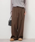 【ジャーナルスタンダード レリューム/JOURNAL STANDARD relume】のエターンドルクロス2タックワイドパンツ 人気、トレンドファッション・服の通販 founy(ファニー) ファッション Fashion レディースファッション Fashion for Women パンツ Pants & Trousers 2025年 2025 2025-2026秋冬・A/W Autumn/Winter 2025–26 AW25–26 ストレッチ Stretch, Stretchy Fabric ボトム Bottoms, Lower Wear エレガント 上品 Elegant thumbnail ブラウン|ID: prp329100004823166 ipo3291000000035071622