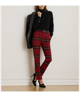 【ラルフローレン/RALPH LAUREN】 チェックド プラッド ウールブレンド クロップド パンツ人気、トレンドファッション・服の通販 founy(ファニー) ファッション Fashion レディースファッション Fashion for Women パンツ Pants & Trousers クロップド Cropped, Short Length ストレッチ Stretch, Stretchy Fabric スリム Slim, Slim Fit チェック Check, Plaid, Tartan ツイル Twist, Twisted Detail フィット Fit, Slim Fit フロント Front, Front Design ポケット Pocket, Pocket Detail ループ Loop, Loop Knit |ID:prp329100004823177