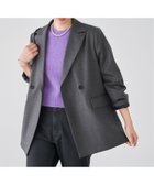 【イエナ/IENA】のフラノジャケット 人気、トレンドファッション・服の通販 founy(ファニー) ファッション Fashion レディースファッション Fashion for Women アウター Coat / Outerwear Collection レディースジャケット・軽アウター Jackets 2025年 2025 2025-2026秋冬・A/W Autumn/Winter 2025–26 AW25–26 おすすめ Recommended / Our Picks ジャケット Jacket, Outerwear ブローチ Brooch, Pin Brooch リボン Ribbon, Bow thumbnail グレー|ID: prp329100004823181 ipo3291000000035071776