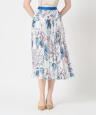 【アナイ/ANAYI】のボタニカルペイズリープリーツスカート blue mix|ID: prp329100004823187 ipo3291000000035159752