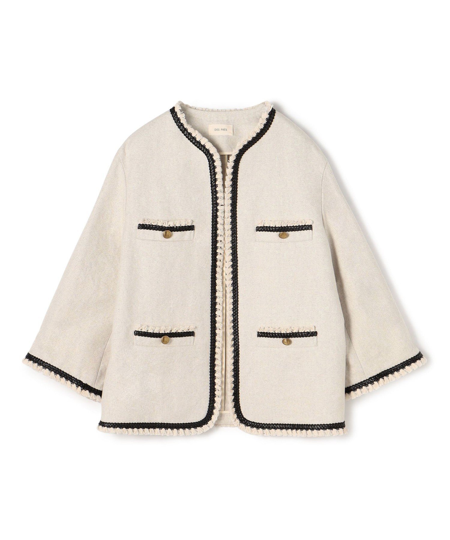 【トゥモローランド/TOMORROWLAND】のコットンリネンハイカウントクロス ミディジャケット 人気、トレンドファッション・服の通販 founy(ファニー) 　ファッション　Fashion　レディースファッション　Fashion for Women　アウター　Coat / Outerwear Collection　レディースジャケット・軽アウター　Jackets　ジャケット　Jacket, Outerwear　スリーブ　Sleeve, Long Sleeve / Short Sleeve　バランス　Balance, Style Balance　リネン　Linen, Linen Fabric　 other-1|ID: prp329100004823192 ipo3291000000035071925