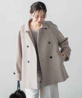 【ロートレ アモン/LAUTRE AMONT】のカシミヤコンライトリバーショートコート 人気、トレンドファッション・服の通販 founy(ファニー) ファッション Fashion レディースファッション Fashion for Women アウター Coat / Outerwear Collection コート・ロングコート・ピーコート Long Coats, Peacoats & More 2025年 2025 2025-2026秋冬・A/W Autumn/Winter 2025–26 AW25–26 エレガント 上品 Elegant 秋 Autumn A/W・秋冬 Autumn/Winter ビジネス 仕事 通勤 Business / Work / Commuting |ID:prp329100004823195