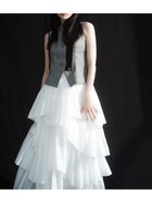 【フレイ アイディー/FRAY I.D】のシアーティアードスカート 人気、トレンドファッション・服の通販 founy(ファニー) ファッション Fashion レディースファッション Fashion for Women スカート Skirts ティアードスカート Tiered Skirts アシンメトリー Asymmetrical Style シアー Sheer, See-Through ストライプ Stripe, Striped Pattern スマート Smart, Elegant ティアード Tiered, Tiered Style フリル Frill, Ruffle ランダム Random, Irregular リブニット Rib Knit, Ribbed Knit thumbnail WHT[001]|ID: prp329100004823205 ipo3291000000035072103