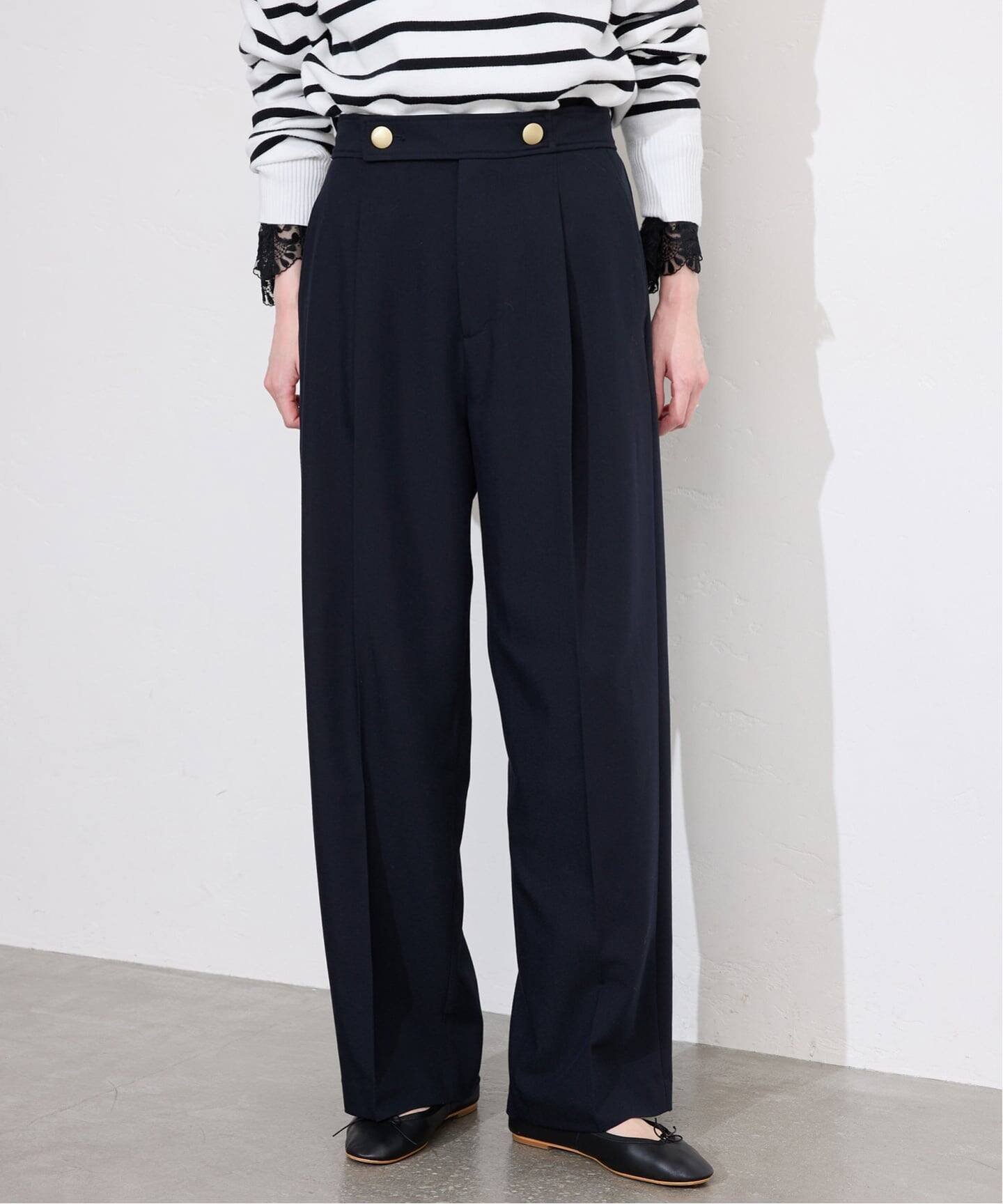 【スローブ イエナ/SLOBE IENA】のマリンパンツ インテリア・キッズ・メンズ・レディースファッション・服の通販 founy(ファニー) ファッション Fashion レディースファッション Fashion for Women パンツ Pants & Trousers 2025年 2025 2025-2026秋冬・A/W Autumn/Winter 2025–26 AW25–26 おすすめ Recommended / Our Picks ストレッチ Stretch, Stretchy Fabric チェック Check, Plaid, Tartan ツイル Twist, Twisted Detail 人気 Popular, Best Seller ネイビー|ID: prp329100004823211 ipo3291000000035072165