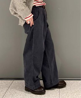 【ジャーナルスタンダード ラックス/journal standard luxe】のオーバーダイコールワークパンツ 人気、トレンドファッション・服の通販 founy(ファニー) ファッション Fashion レディースファッション Fashion for Women パンツ Pants & Trousers 2025年 2025 2025-2026秋冬・A/W Autumn/Winter 2025–26 AW25–26 コーデュロイ Corduroy, Cord Fabric ストレート Straight, Straight Cut スマート Smart, Elegant ワーク Workwear, Utility Style |ID:prp329100004823212