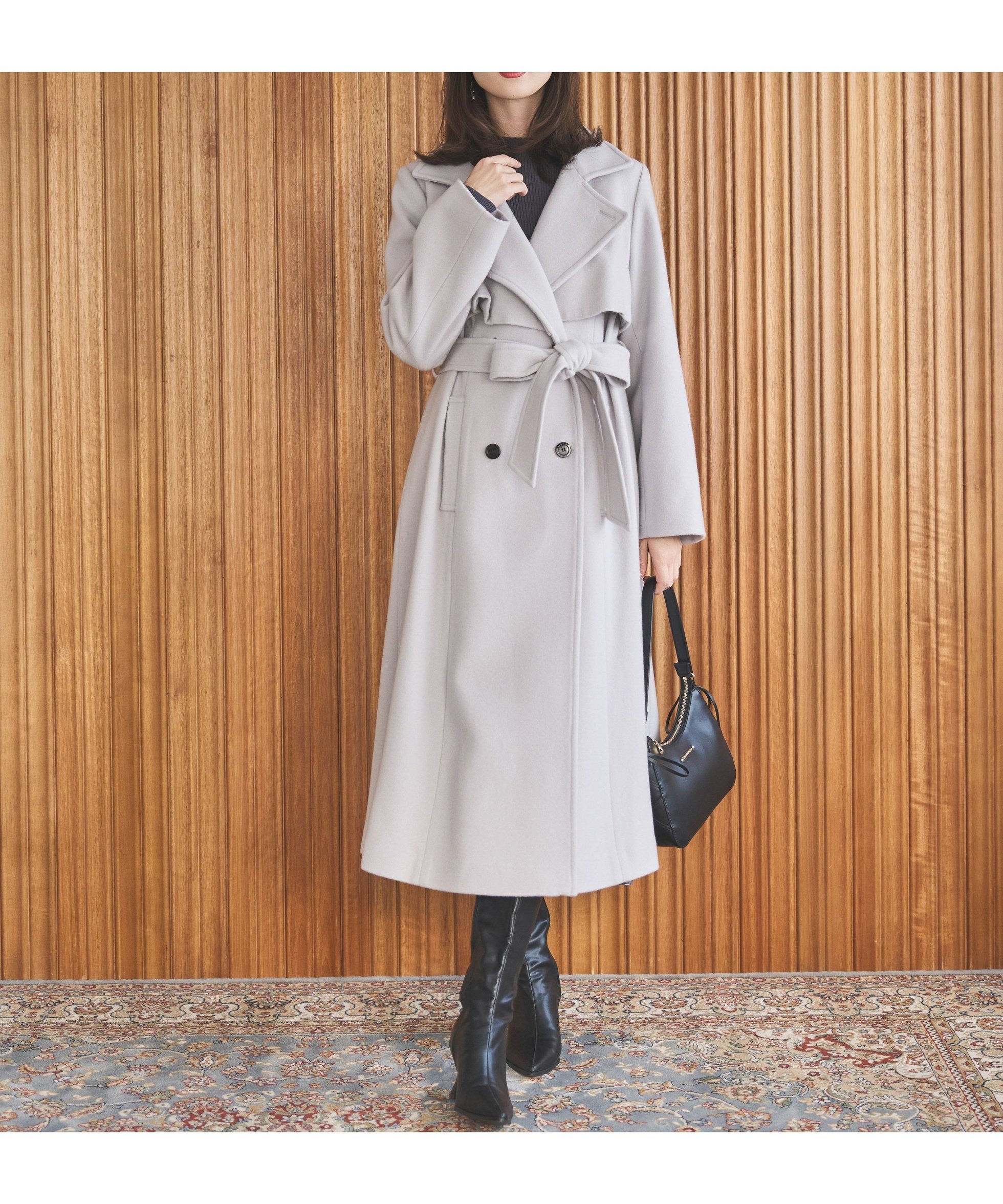 【スウィングル/Swingle】のウールスタンドカラーコート 人気、トレンドファッション・服の通販 founy(ファニー) 　ファッション　Fashion　レディースファッション　Fashion for Women　アウター　Coat / Outerwear Collection　コート・ロングコート・ピーコート　Long Coats, Peacoats & More　おすすめ　Recommended / Our Picks　クラシカル　Classical, Vintage-Inspired　スタンド　Stand Collar, Upright Stand　ストレート　Straight, Straight Cut　ビジネス 仕事 通勤　Business / Work / Commuting　ロング　Long, Long-Length　 other-1|ID: prp329100004823219 ipo3291000000035072281