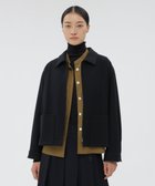 【マーガレットハウエル/MARGARET HOWELL】のMILLED WOOL TWILL BLOUSON 人気、トレンドファッション・服の通販 founy(ファニー) ファッション Fashion レディースファッション Fashion for Women アウター Coat / Outerwear Collection ブルゾンジャケット・スポーティアウター Blouson Jackets おすすめ Recommended / Our Picks セットアップ Set-Up, Coordinated Outfit ブルゾン Blouson, Bomber Jacket ポケット Pocket, Pocket Detail thumbnail BLACK|ID: prp329100004823229 ipo3291000000035072349