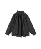 【マーコート/MARcourt】のmizuiro ind スタンドシャツカラーギャザーシャツ 人気、トレンドファッション・服の通販 founy(ファニー) ファッション Fashion レディースファッション Fashion for Women トップス・カットソー Cut & Sew Tops シャツ・ブラウス・オフィスカジュアル Elegant Blouses & Button-Ups ギャザー Gathered, Ruffled シンプル Simple, Minimal スタンド Stand Collar, Upright Stand フレア Flare, Flared ポケット Pocket, Pocket Detail 人気 Popular, Best Seller 無地 Plain, Solid Color 長袖 Long Sleeve, Full Sleeve thumbnail ブラック|ID: prp329100004823247 ipo3291000000035072534