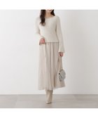 【プロポーション ボディドレッシング/PROPORTION BODY DRESSING】の《EDIT COLOGNE》ラメプリーツスカート 人気、トレンドファッション・服の通販 founy(ファニー) ファッション Fashion レディースファッション Fashion for Women スカート Skirts プリーツスカート / 上品フェミニンスタイル Pleated Skirts スウェット / スエット Sweatshirt, Sweatwear チュール Tulip, Tulip Motif フェミニン Feminine, Girly プリーツ Pleats, Pleated thumbnail アイボリー2|ID: prp329100004823258 ipo3291000000035072596