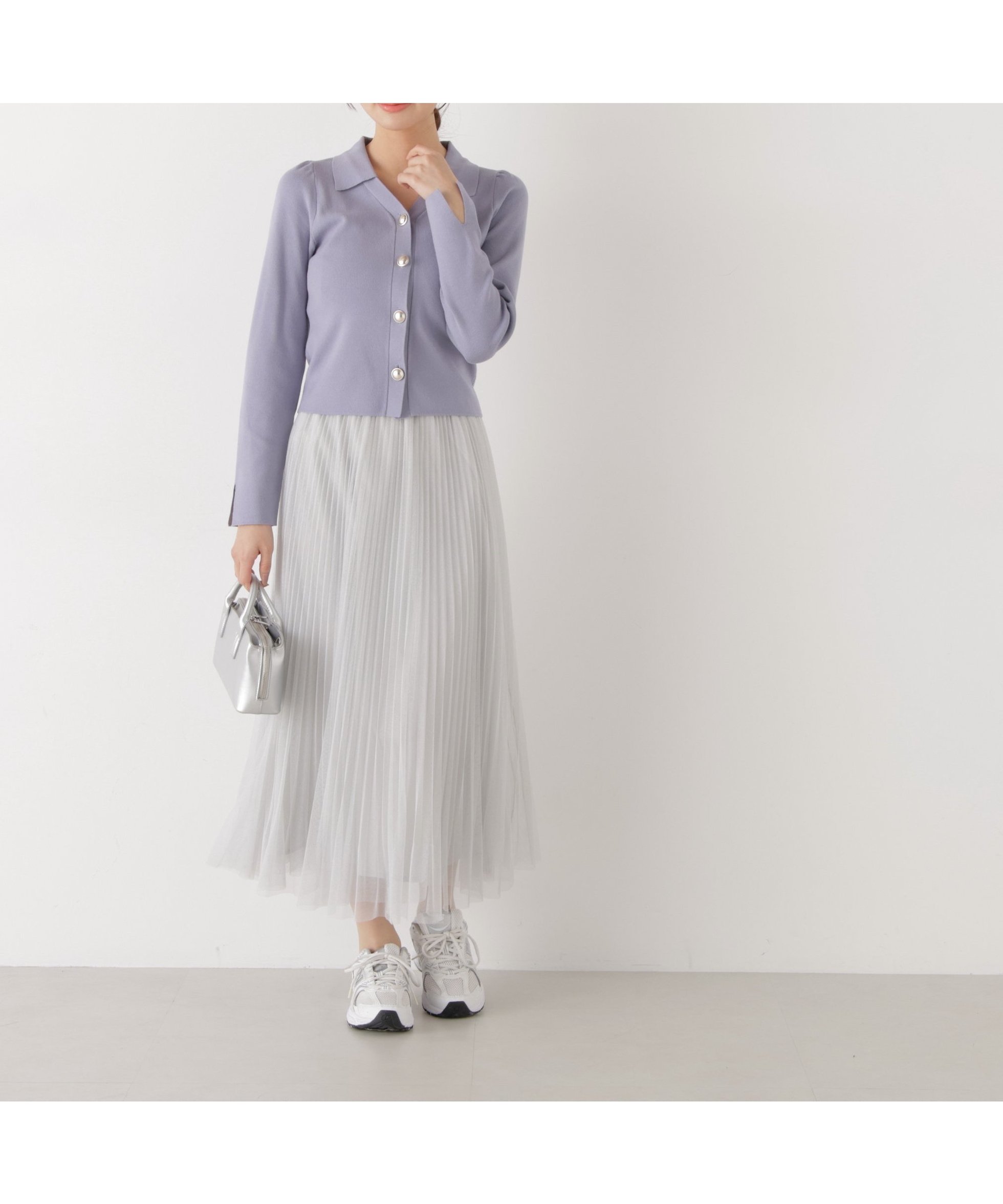 【プロポーション ボディドレッシング/PROPORTION BODY DRESSING】の《EDIT COLOGNE》ラメプリーツスカート インテリア・キッズ・メンズ・レディースファッション・服の通販 founy(ファニー) 　ファッション　Fashion　レディースファッション　Fashion for Women　スカート　Skirts　プリーツスカート / 上品フェミニンスタイル　Pleated Skirts　スウェット / スエット　Sweatshirt, Sweatwear　チュール　Tulip, Tulip Motif　フェミニン　Feminine, Girly　プリーツ　Pleats, Pleated　グレー|ID: prp329100004823258 ipo3291000000035072597