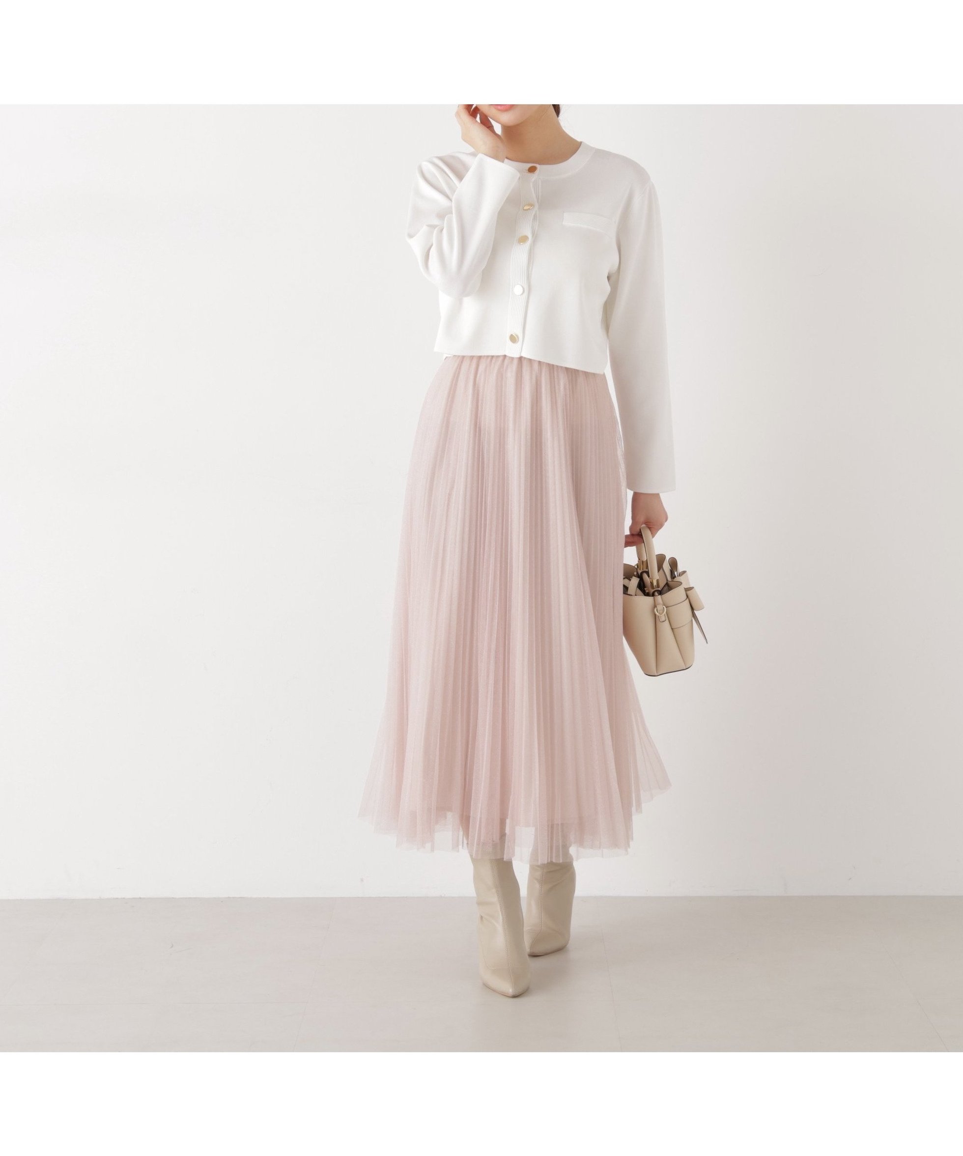 【プロポーション ボディドレッシング/PROPORTION BODY DRESSING】の《EDIT COLOGNE》ラメプリーツスカート インテリア・キッズ・メンズ・レディースファッション・服の通販 founy(ファニー) 　ファッション　Fashion　レディースファッション　Fashion for Women　スカート　Skirts　プリーツスカート / 上品フェミニンスタイル　Pleated Skirts　スウェット / スエット　Sweatshirt, Sweatwear　チュール　Tulip, Tulip Motif　フェミニン　Feminine, Girly　プリーツ　Pleats, Pleated　ピンク|ID: prp329100004823258 ipo3291000000035072599