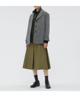 【マーガレットハウエル/MARGARET HOWELL】のCOTTON SATEEN SKIRT 人気、トレンドファッション・服の通販 founy(ファニー) ファッション Fashion レディースファッション Fashion for Women スカート Skirts サテン Satin, Glossy Fabric ピーチ Peach, Soft Touch フォルム Silhouette, Form フロント Front, Front Design ボックス Boxy, Box Shape |ID:prp329100004823261