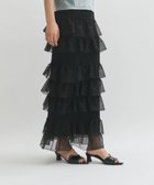 【アダム エ ロペ/ADAM ET ROPE'】のシアーフリルスカート 人気、トレンドファッション・服の通販 founy(ファニー) ファッション Fashion レディースファッション Fashion for Women スカート Skirts 春 Spring ギャザー Gathered, Ruffled サンダル Sandals, Summer Shoes スウェット / スエット Sweatshirt, Sweatwear スニーカー Sneakers, Trainers バランス Balance, Style Balance フェミニン Feminine, Girly フリル Frill, Ruffle ポケット Pocket, Pocket Detail レース Lace, Lace Fabric S/S・春夏 SS, Spring/Summer, Warm Season おすすめ Recommended / Our Picks 夏 Summer 2025年 2025 2025春夏・S/S Spring/Summer 2025 SS25 thumbnail ブラック(01)|ID: prp329100004823272 ipo3291000000035072774