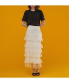 【アダム エ ロペ/ADAM ET ROPE'】のシアーフリルスカート 人気、トレンドファッション・服の通販 founy(ファニー) ファッション Fashion レディースファッション Fashion for Women スカート Skirts 春 Spring ギャザー Gathered, Ruffled サンダル Sandals, Summer Shoes スウェット / スエット Sweatshirt, Sweatwear スニーカー Sneakers, Trainers バランス Balance, Style Balance フェミニン Feminine, Girly フリル Frill, Ruffle ポケット Pocket, Pocket Detail レース Lace, Lace Fabric S/S・春夏 SS, Spring/Summer, Warm Season おすすめ Recommended / Our Picks 夏 Summer 2025年 2025 2025春夏・S/S Spring/Summer 2025 SS25 thumbnail ホワイト(10)|ID: prp329100004823272 ipo3291000000035072775