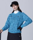 【マスターバニーエディション/MASTER BUNNY EDITION】のロゴクルーネックニットプルオーバー 人気、トレンドファッション・服の通販 founy(ファニー) ファッション Fashion レディースファッション Fashion for Women トップス・カットソー Cut & Sew Tops ニット Knit Tops & Sweaters カジュアルプルオーバー・ニットトップス Pullovers & Knit Tops / Casual Pullovers インナー Innerwear ゴルフ Golf ハイネック High Neck, Mock Neck ポロシャツ Polo Shirt, Collared Tee ワンポイント One Point, Statement Accent thumbnail ターコイズ系|ID: prp329100004823273 ipo3291000000035072780
