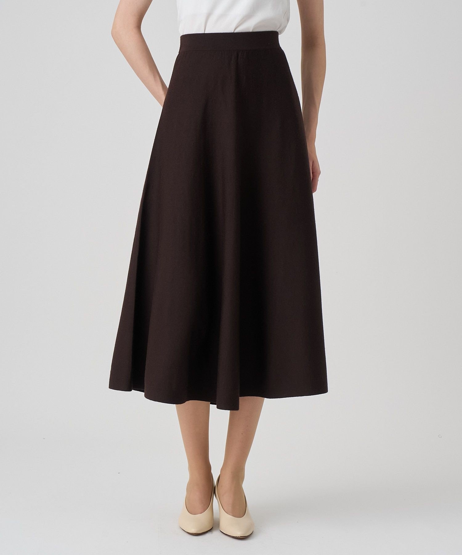 【アナイ/ANAYI】の【セットアップ対応商品】エキストラファインメリノフレア スカート インテリア・キッズ・メンズ・レディースファッション・服の通販 founy(ファニー) ファッション Fashion レディースファッション Fashion for Women セットアップ Matching Sets スカート・ミニ/ミディ/マキシ Skirts / Mini, Midi & Maxi Skirts スカート Skirts Aライン・フレアスカート A-Line & Flared Skirts スマート Smart, Elegant セットアップ Set-Up, Coordinated Outfit なめらか Smooth, Silky Texture フレア Flare, Flared マーメイド Mermaid, Fishtail Silhouette A/W・秋冬 Autumn/Winter 再入荷 Restock / Back in Stock brown|ID: prp329100004823275 ipo3291000000035072815