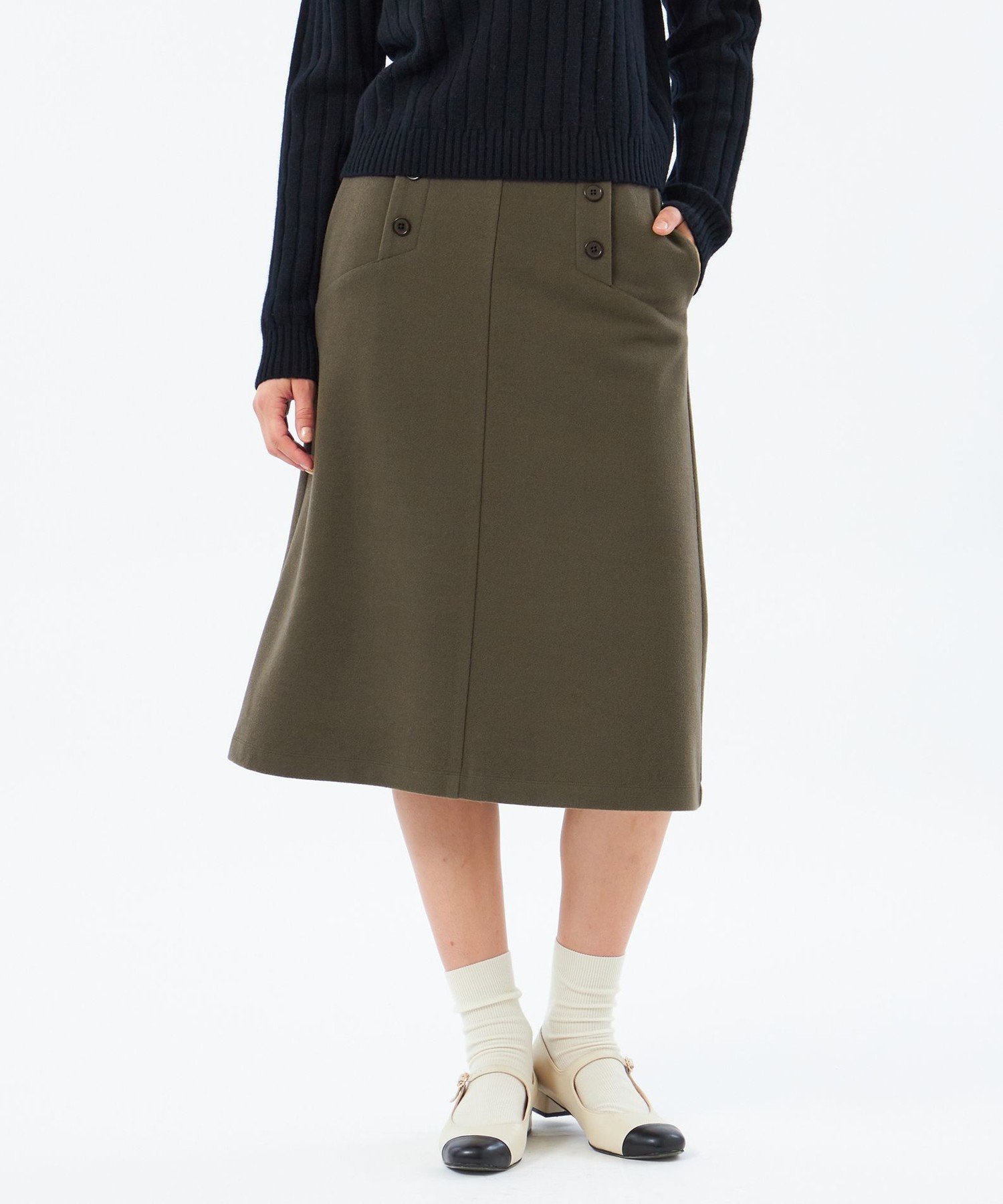 【マッキントッシュ フィロソフィー/MACKINTOSH PHILOSOPHY】のウィンターマリンスカート インテリア・キッズ・メンズ・レディースファッション・服の通販 founy(ファニー) 　ファッション　Fashion　レディースファッション　Fashion for Women　スカート　Skirts　おすすめ　Recommended / Our Picks　シンプル　Simple, Minimal　フロント　Front, Front Design　エレガント 上品　Elegant　冬　Winter / This Winter　秋　Autumn　A/W・秋冬　Autumn/Winter　キャメル|ID: prp329100004823294 ipo3291000000035072965