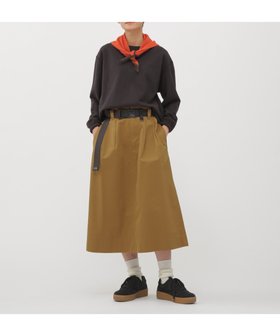 【マーガレットハウエル/MARGARET HOWELL】のWASHED CHINO COTTON SKIRT 人気、トレンドファッション・服の通販 founy(ファニー) ファッション Fashion レディースファッション Fashion for Women スカート Skirts ギャザー Gathered, Ruffled フレア Flare, Flared プリーツ Pleats, Pleated |ID:prp329100004823303