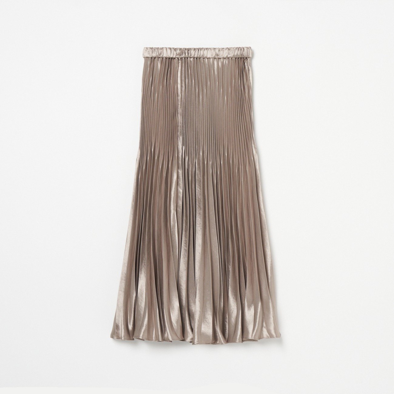 【エリオポール/heliopole】のSHINY TWILL PLEATED SKIRT インテリア・キッズ・メンズ・レディースファッション・服の通販 founy(ファニー) 　ファッション　Fashion　レディースファッション　Fashion for Women　スカート　Skirts　プリーツスカート / 上品フェミニンスタイル　Pleated Skirts　ツイル　Twist, Twisted Detail　ドレープ　Drape, Draping Fabric　プリーツ　Pleats, Pleated　ダークブラウン|ID: prp329100004823308 ipo3291000000035073053
