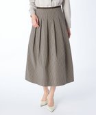 【キース/KEITH】の【Lサイズ】ウェザーチェックスカート 人気、トレンドファッション・服の通販 founy(ファニー) ファッション Fashion レディースファッション Fashion for Women スカート Skirts エレガント 上品 Elegant チェック Check, Plaid, Tartan フェミニン Feminine, Girly フレア Flare, Flared ロング Long, Long-Length thumbnail ブラウン|ID: prp329100004823334 ipo3291000000035073412