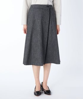 【キース/KEITH】の【Lサイズ】カントリーツィードスカート 人気、トレンドファッション・服の通販 founy(ファニー) ファッション Fashion レディースファッション Fashion for Women スカート Skirts エレガント 上品 Elegant ツイード／ツィード Choker, Choker Necklace フェミニン Feminine, Girly フリンジ Fringe, Tassel フレア Flare, Flared フロント Front, Front Design A/W・秋冬 Autumn/Winter |ID:prp329100004823339